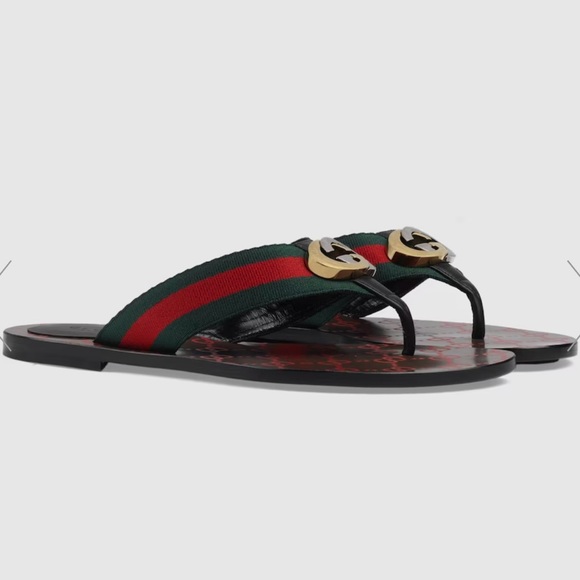 Gucci Thong Sandal size 38 worn one time box included - Picture 5 of 8